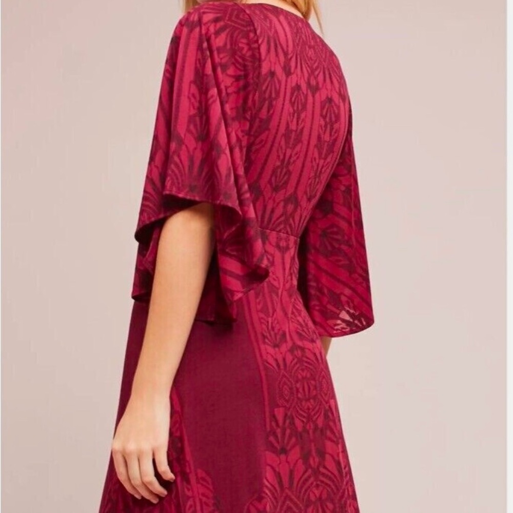 Rare Anthropologie vintage  Akemi + Kin red Isolde knit dress, NWT. Petite Med. - Picture 3 of 16